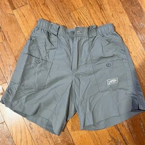 Men’s AFTCO Fishing Shorts Grey - size 30 LONG Length